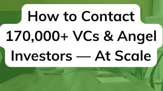How to DM 172,000+ Investors on Autopilot 🤖 (Contact Us AI Outreach)
