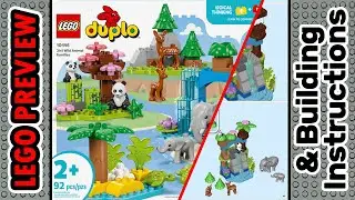 PREVIEW: 10446, LEGO DUPLO, 3in1 Wild Animal Families & Building Instructions! LEGO 2025