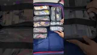 How to pack professional makeup and hair tools for air travel #makeupartist #makeuphack #makeup