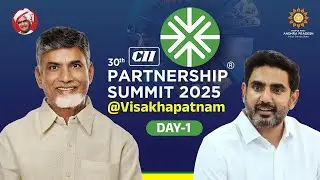 Visakhapatnam CII Partnership Summit 2025🔴LIVE | CM Chandrababu | Nara Lokesh | Tone News