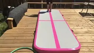 Amazing air track air pump pink best air track gymnastics videos