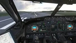 Landing into Nantes Runway 21 with vRYR PMDG 737-800