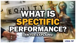 👨&zwj;⚖️ Understanding SPECIFIC Performance | Contract Remedy #lawyer