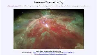 2021 July 07 - Flight Through the Orion Nebula in Infrared Light