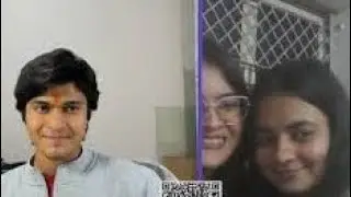 Random chat cute girl 😀 falrting with prankur raajput #monkeyapp #omegle #monkeychat #randomchat 