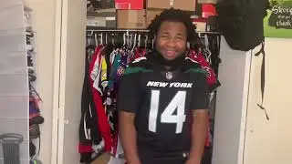New York Jets Nike Stealth Black Vapor Limited Jersey - Sam Darnold 4K
