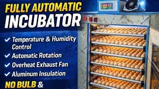 5 Tray Fully Automatic 500 Egg Incubator | No Bulb | Imported Heater | Best Hatch Results