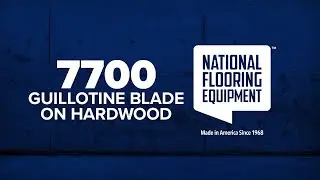 7700 Guillotine Hardwood Demo