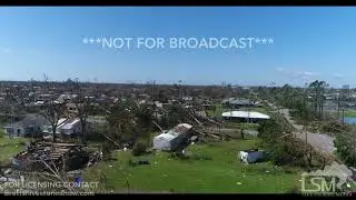 10 11 18 Callaway, FL Aerial Views Of Massive Wind Damage
