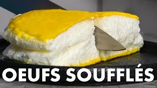 Avec 1 Seul  Ingr&eacute;dient... Recette Japonaise d' Oeufs Souffl&eacute;s ! 🥚