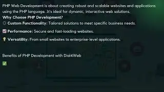 What is PHP Web Development?