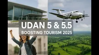 #UDAN Phase 5.5 (2025) + Phase 5 (2023) | Civil Aviation & Tourism Growth