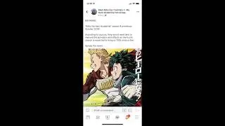My Reaction to the My Hero Academia Season 4 Release Date