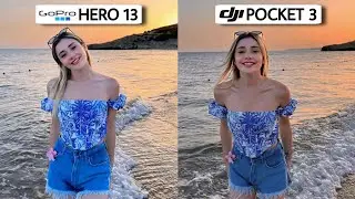 Сравнительный тест камер Gopro Hero 13 Black и DJI Pocket 3 | Какую выбрать?