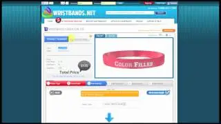 3D Wristband Creator Tool - STEP 3 Choosing Size & Color