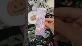 Spooky Sticker Haul 🎃 #sticker #stickersheets #unpacking #halloween #stationery #cute #shorts