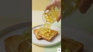 Pure Crystal Sound ✨ Pouring Jewel Starfruits on Toast (ASMR)ai #relaxing