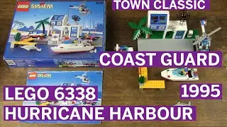 LEGO 6338 Hurricane Harbour (1995) | Town Coast Guard Classic Review & Build