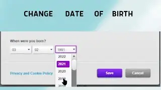 How to Change Date of Birth in EA Account