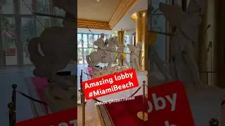 The lobby of the Faena Hotel Miami Beach is a testament to luxury and artistic expression.