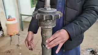 how to turn metal bar into Paver Auger Shaft 1800 ✦ Metal turning Smarter than others