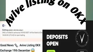 #Avive Listing on #okxexchange deposit open now How to deposit Avive token?