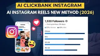 ClickBank AI Instagram Reels New Traffic Method (2026 Tutorial)