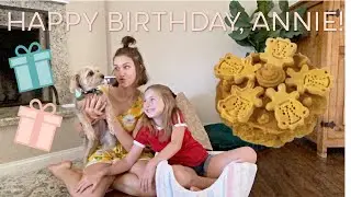 Throwing My Dog a Birthday Party! + baking her a cake | Arden Marie