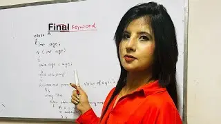 final keyword by #sugandhasharma  | Java | Sumaya Academy