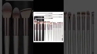 18-piece makeup brush set in 3 colors | easy to carry