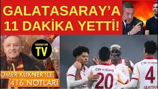 Galatasaray'a 11 dakika yetti... Sara, Sallai ve Lemina fark yarattı. Ali Koç, Aspirilla, Neo Lang