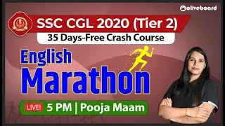 English Marathon | SSC CGL 2020 Tier 2 | By Pooja Ma'am