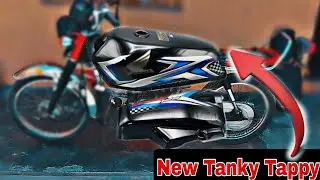 New Tanky Tappy | Tanky Tappy changed of black Wolf | 2025 model | Cd70 bike Tanky Tappy changed 