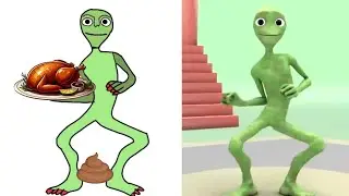El Taiger  - Popoy & Dj Unic | Drawing Meme | Animal Dance Funny Video Meme 🤣