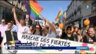1 minute de silence &agrave; la Marche des fiert&eacute;s de Tours pour rendre hommage aux victimes d'Orlando