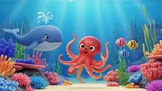 Whale Breathing Boogie Song for Kids | Learn Ocean Animals & Sing-Along Nursery Rhymes 🐋🌊🎶