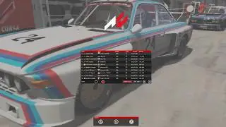 Assetto Corsa: BMW CSL 3.5 @ Nurburgring (AC Legends mod, 8 laps) (2K 60 fps)