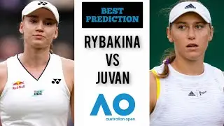 Elena Rybakina vs Kaja Juvan | Australian Open 2026 | Tennis Prediction