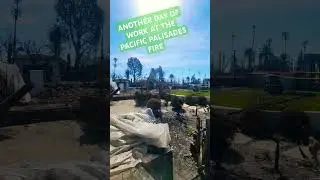 Pacific Palisades Fire Work#jay #construction #excavator #torch #welding #fire #palisadesfire