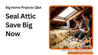 Attic First Air-Seal Payback: LED Thermostat Upgrade