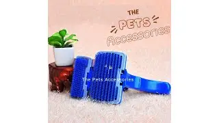 Self Cleaning Slicker Brush for Dogs and Cats, Pet Grooming Brush