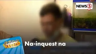Tatlong suspek sa pagpatay sa pulis at kanyang anak, na-inquest na