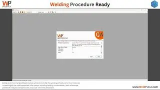 Welding Procedure with WeldPulse Software
