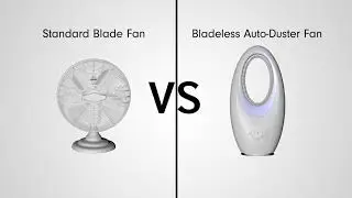 LivePure LP1700FAP Bladeless Auto Duster Fan- Epic Battle
