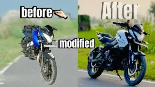 Bajaj Ns modified look best colour ll lucky rider 07 