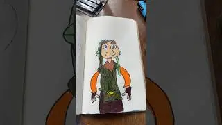 Drawing Gwizdo from Dragon Hunters #drawing #coloring #tiktok #shorts