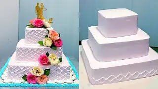 Beautiful And beast 3Tier Wedding Cake design I Wedding Cake Decorating ideas।
