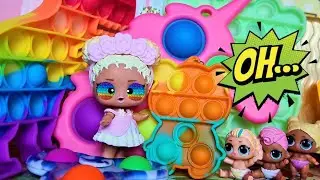 ПОПИТ МАНИЯ! Скупила все POP IT😱  Малыши Лол сюрприз спасли воспитательницу в детском садике
