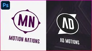 Make a Simple and Quick Logo in Photoshop - Photoshop Tutorial | Logo Design for Beginners