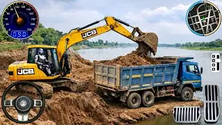 City Construction JCB Excavator 3D - Heavy Crane Driving Simulator - Android Gameplay